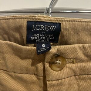 J Crew Factory High Rise Girlfriend Chino